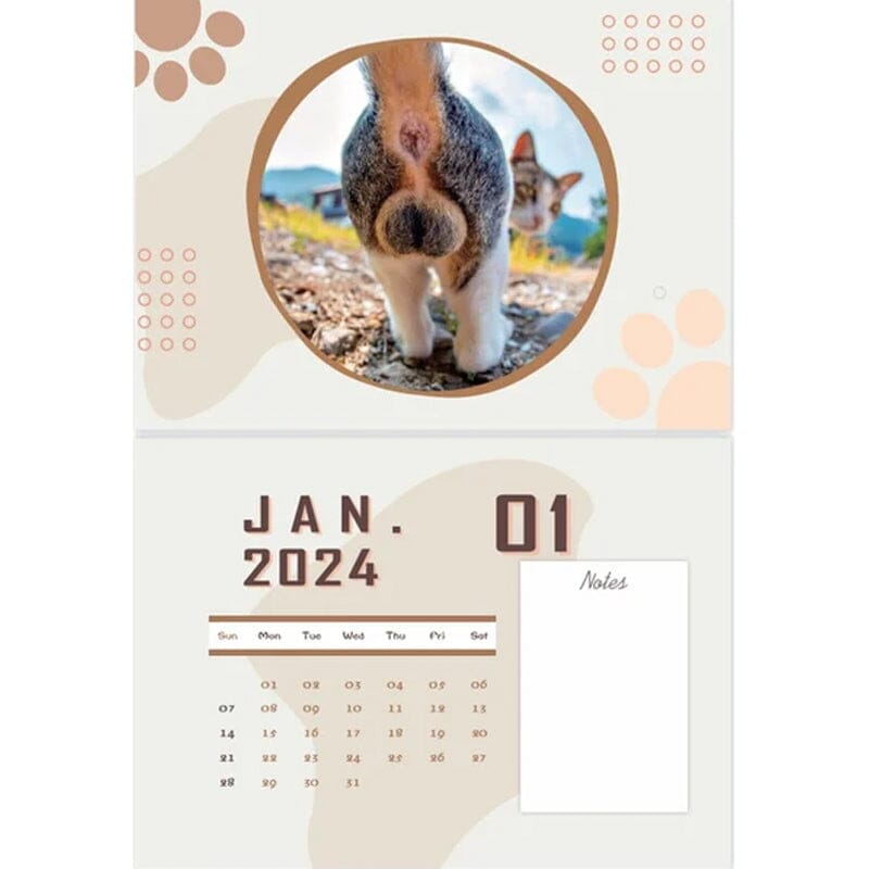 😆Funniest calendar of the century|"Artistic expression" of furry friends