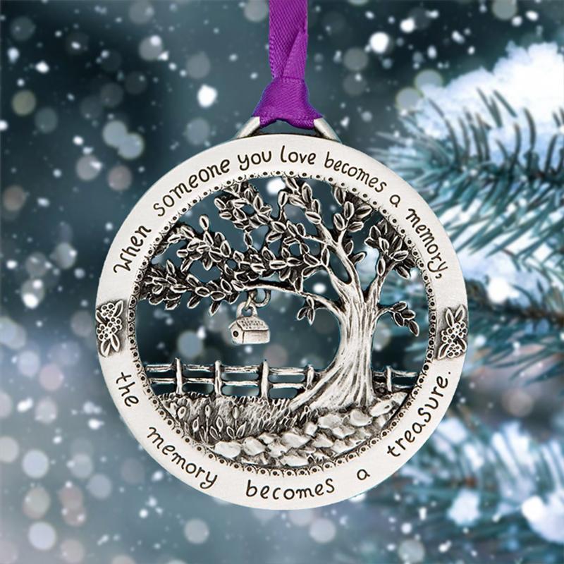 💖"When Someone You Love Becomes a Memory"🎄Merry Christmas Memorial Ornament-