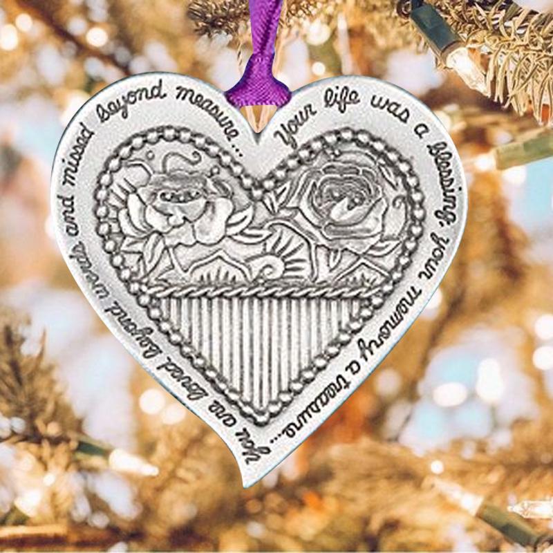 💖"When Someone You Love Becomes a Memory"🎄Merry Christmas Memorial Ornament-