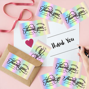 Laser Thank You Card