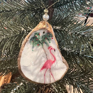 Oyster Shell Art Ornament | Christmas gift