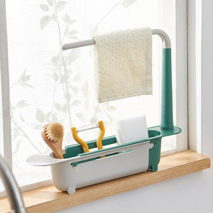 👍Updated Telescopic Sink Storage Rack