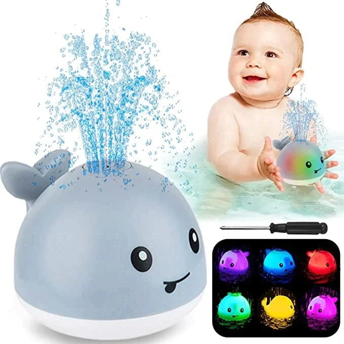 Whale Automatic Spray Water Bath Toy