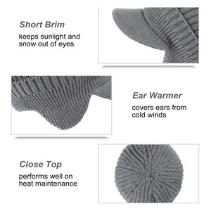 Elastic Warm Ear Protection Knitted Hat