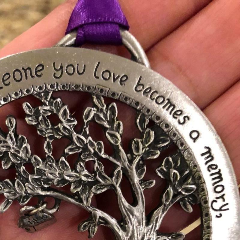 💖"When Someone You Love Becomes a Memory"🎄Merry Christmas Memorial Ornament-