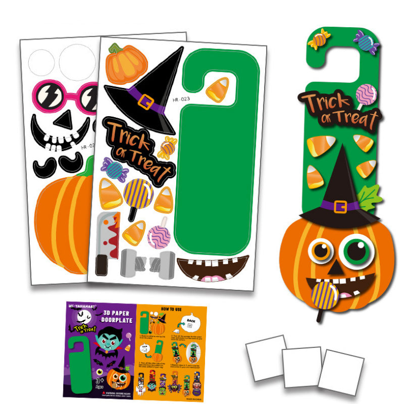 Halloween & Christmas Door Decoration Stickers