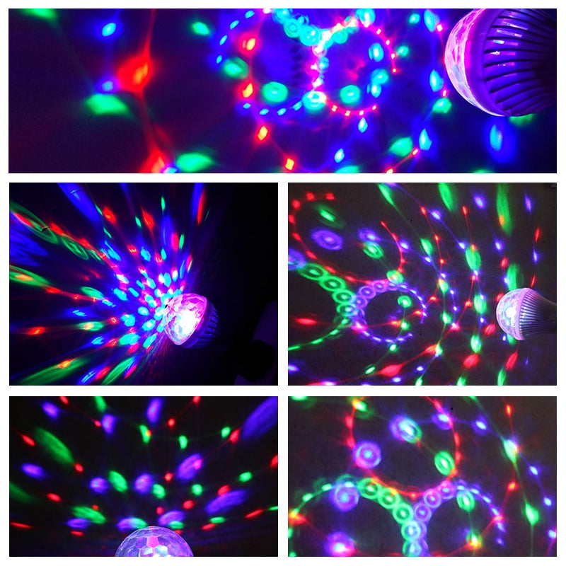 7-Color Rotating LED Light