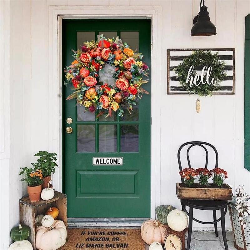 Pumpkin Decorative Wreath