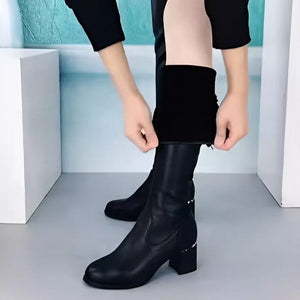 Bow Elastic Soft Warm Comfortable Boots