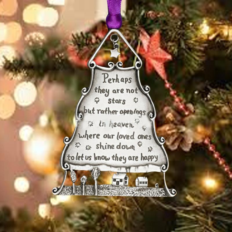 💖"When Someone You Love Becomes a Memory"🎄Merry Christmas Memorial Ornament-