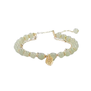 Hetian Jade Leaf Bracelets