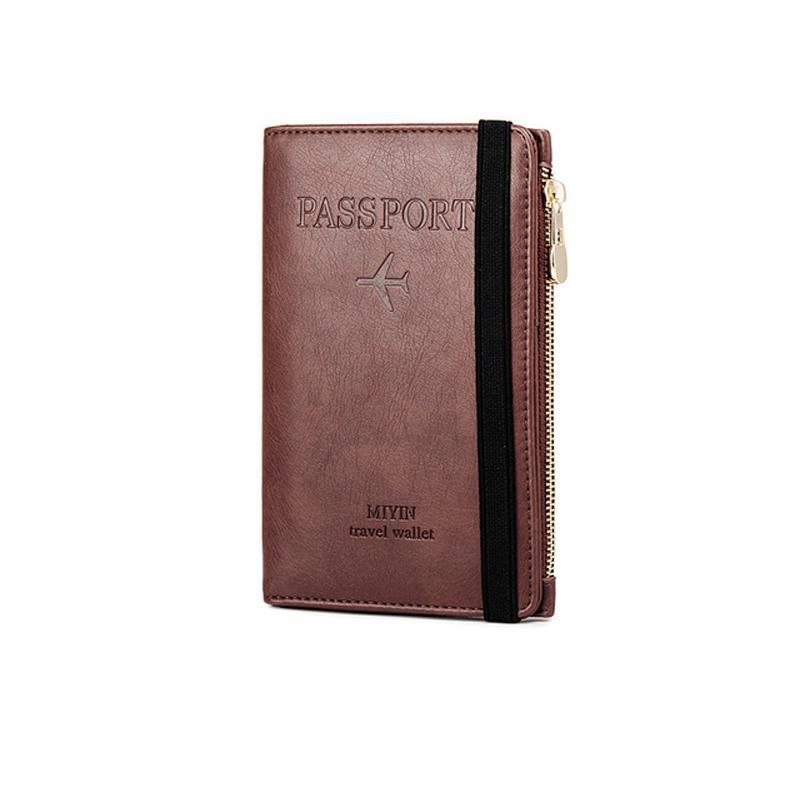 RFID Blocking Leather Card Wallet