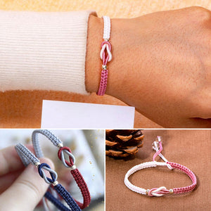 💖Linked Together Handmade Braided Bracelet