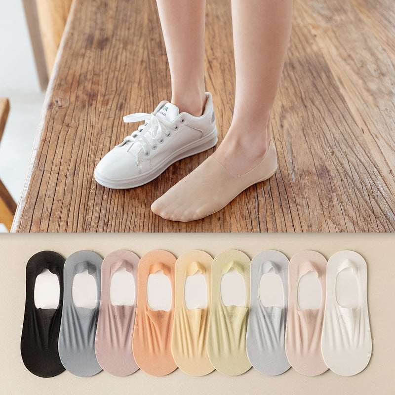 Invisible Ice Silk Breathable Socks (5 pairs)