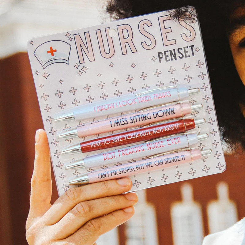 💖Funny Nurses Pens Set(set of 5)