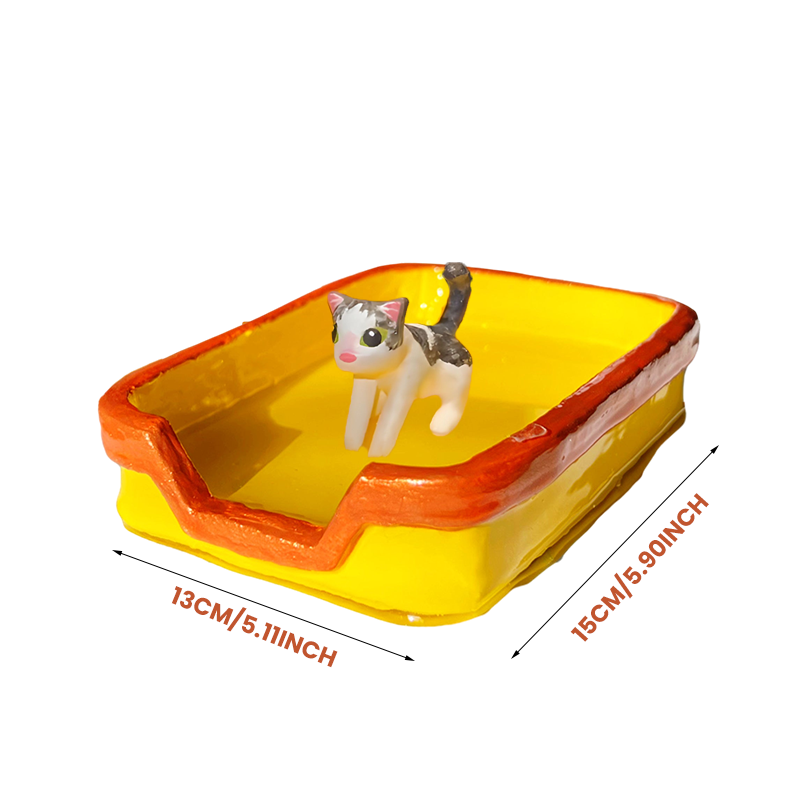 Cat Litter Ashtray (Neon Tab)