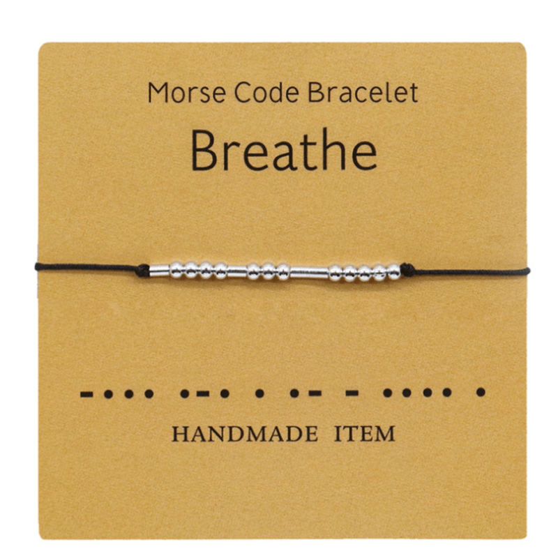 Funny Morse Code Couple Bracelet