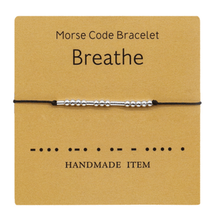 Funny Morse Code Couple Bracelet