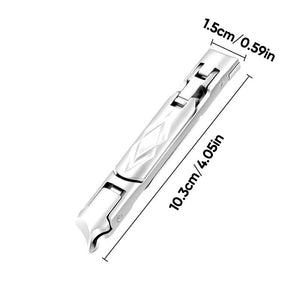 Travel Double Head Curved and Bevel Trimmer For Toenail Fingernail