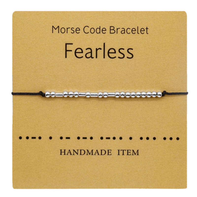 Funny Morse Code Couple Bracelet