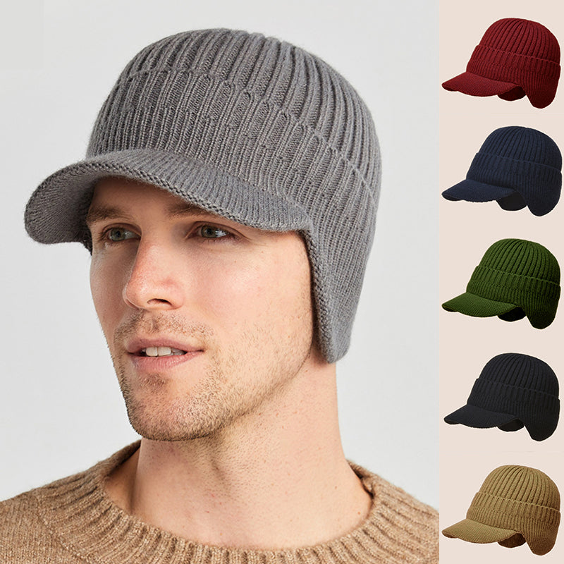 Elastic Warm Ear Protection Knitted Hat