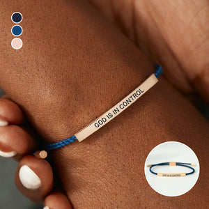 God Is In Control Tube Bracelet