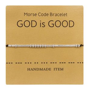 Funny Morse Code Couple Bracelet