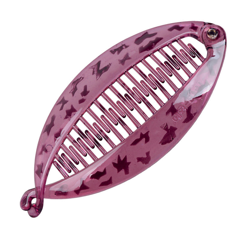 New Design Acetate Banana Pattern Hair Grips