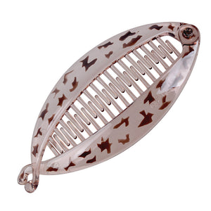 New Design Acetate Banana Pattern Hair Grips